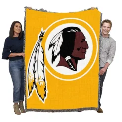 Professional NFL Club Washington Redskins Woven Blanket
