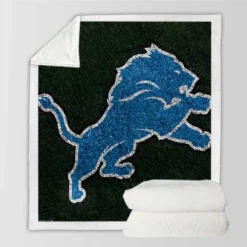 Professional NFL Team Detroit Lions Sherpa Fleece Blanket