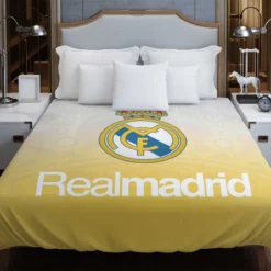Professional Soccer Club Real Madrid Logo Duvet Cover