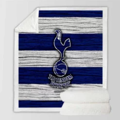 Professional Tottenham Club Logo Sherpa Fleece Blanket