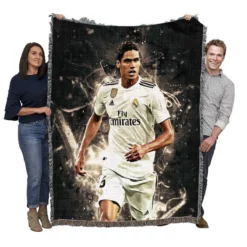 Raphael Varane Popular Soccer Player Woven Blanket