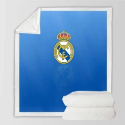 Real Madrid CF Energetic Soccer Club Sherpa Fleece Blanket