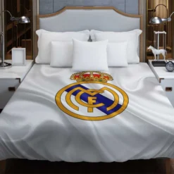 Real Madrid Logo Competitive Football Club Duvet Cover