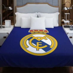 Real Madrid Logo Inspirational Football Club Duvet Cover