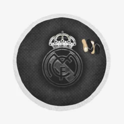 Real Madrid Passionate Club Round Beach Towel