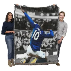 Romelu Lukaku Soccer Player Woven Blanket