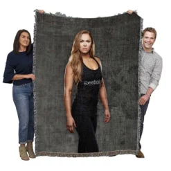 Ronda Rousey WWE Superstar Woven Blanket
