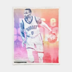 Russell Westbrook fastidious NBA Sherpa Fleece Blanket 1