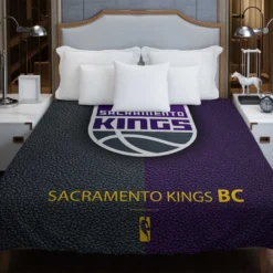 Sacramento Kings Basketball Team Logo Duvet Cover