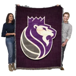 Sacramento Kings Exciting Logo Woven Blanket