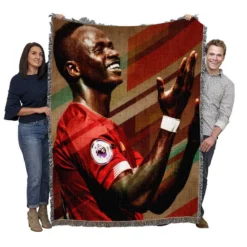 Sadio Mane consistent Football Woven Blanket
