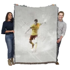 Samir Nasri Football Player Woven Blanket