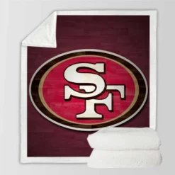 San Francisco 49ers Exciting NFL Team Sherpa Fleece Blanket