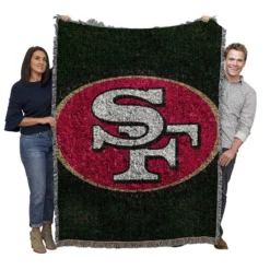 San Francisco 49ers NFL Football Player Woven Blanket