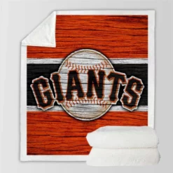 San Francisco Giants MLB Sherpa Fleece Blanket