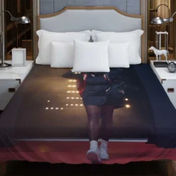 Serena Williams Exciting Tennis Player Duvet Cover