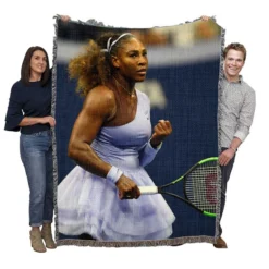 Serena Williams Wimbledon Player Woven Blanket