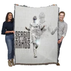 Sergio Ramos Copa Eva Duarte Footballer Woven Blanket