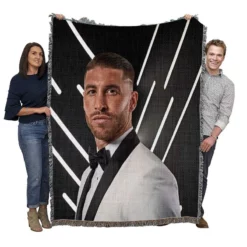 Sergio Ramos Outstanding Sports Player Woven Blanket