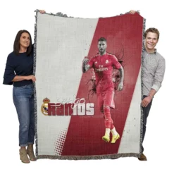 Sergio Ramos Popular Footballer Woven Blanket