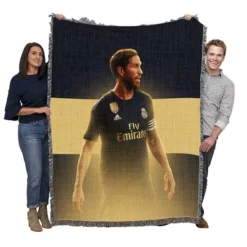 Sergio Ramos Sports Player Woven Blanket