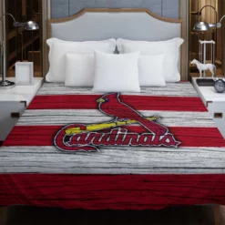 St Louis Cardinals MLB Logo Duvet Cover