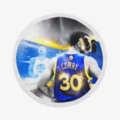 Stephen Curry NBA All Star NBA Round Beach Towel