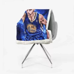 Stephen Curry Professional NBA Sherpa Fleece Blanket 2