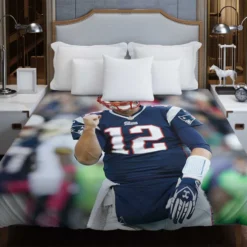 Tom Brady Patriots NFL Footballer Duvet Cover