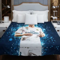 Toni Kroos Active Football Player Duvet Cover
