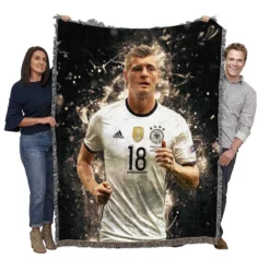 Toni Kroos Awarded Germany Sports Player Woven Blanket