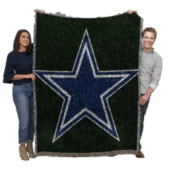Top Ranked NFL Football Club Dallas Cowboys Woven Blanket