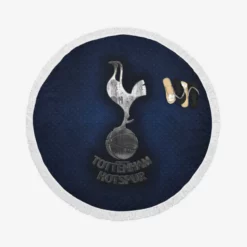 Tottenham Football Club Logo Round Beach Towel