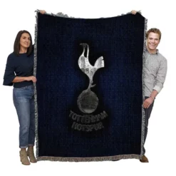 Tottenham Football Club Logo Woven Blanket
