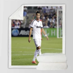 UEFA Champions League Player Cristiano Ronaldo Sherpa Fleece Blanket