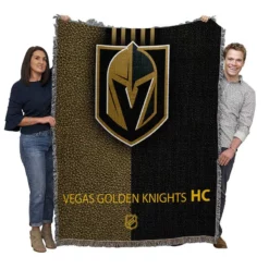 Vegas Golden Knights Professional Ice Hockey Team Woven Blanket