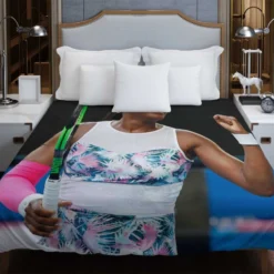 Venus Williams American Professional Tennis Player Duvet Cover