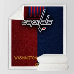 Washington Capitals Stanley Cup NHL Sherpa Fleece Blanket