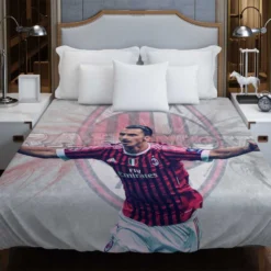 Zlatan Ibrahimovic Honorable AC Milan Football Duvet Cover
