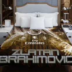 Zlatan Ibrahimovic UEFA Super Cup Football Duvet Cover